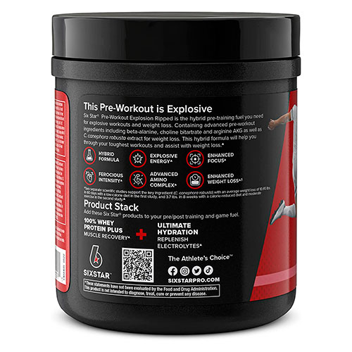 Imagen del producto Six-Star-Preworkout-Explosion-Ripped