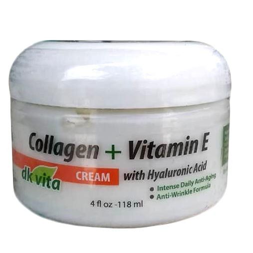 Crema colageno + Vitamina E, 4 OZ. DK