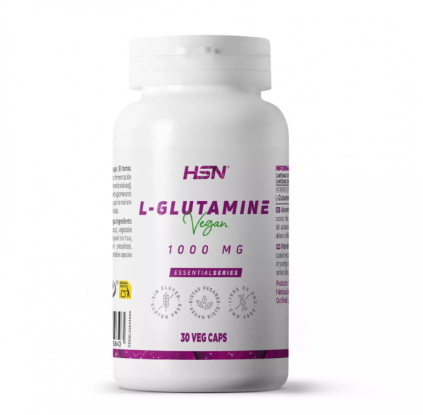 imagen frontal del producto l glutamina 30 cap hsn
