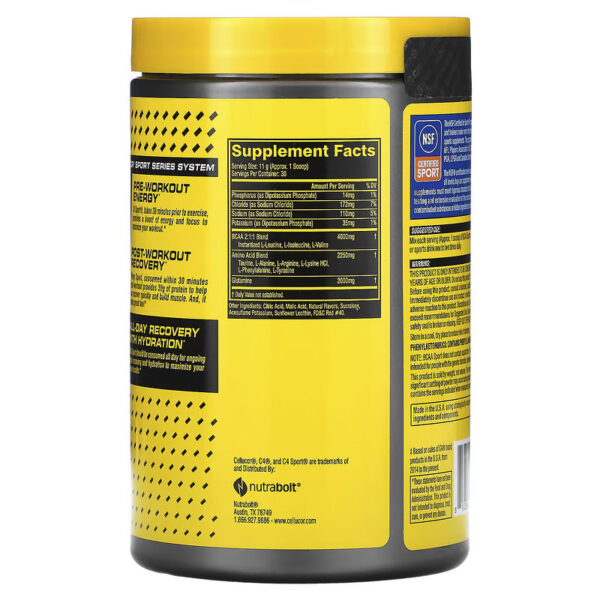 Etiqueta BCAA Sport